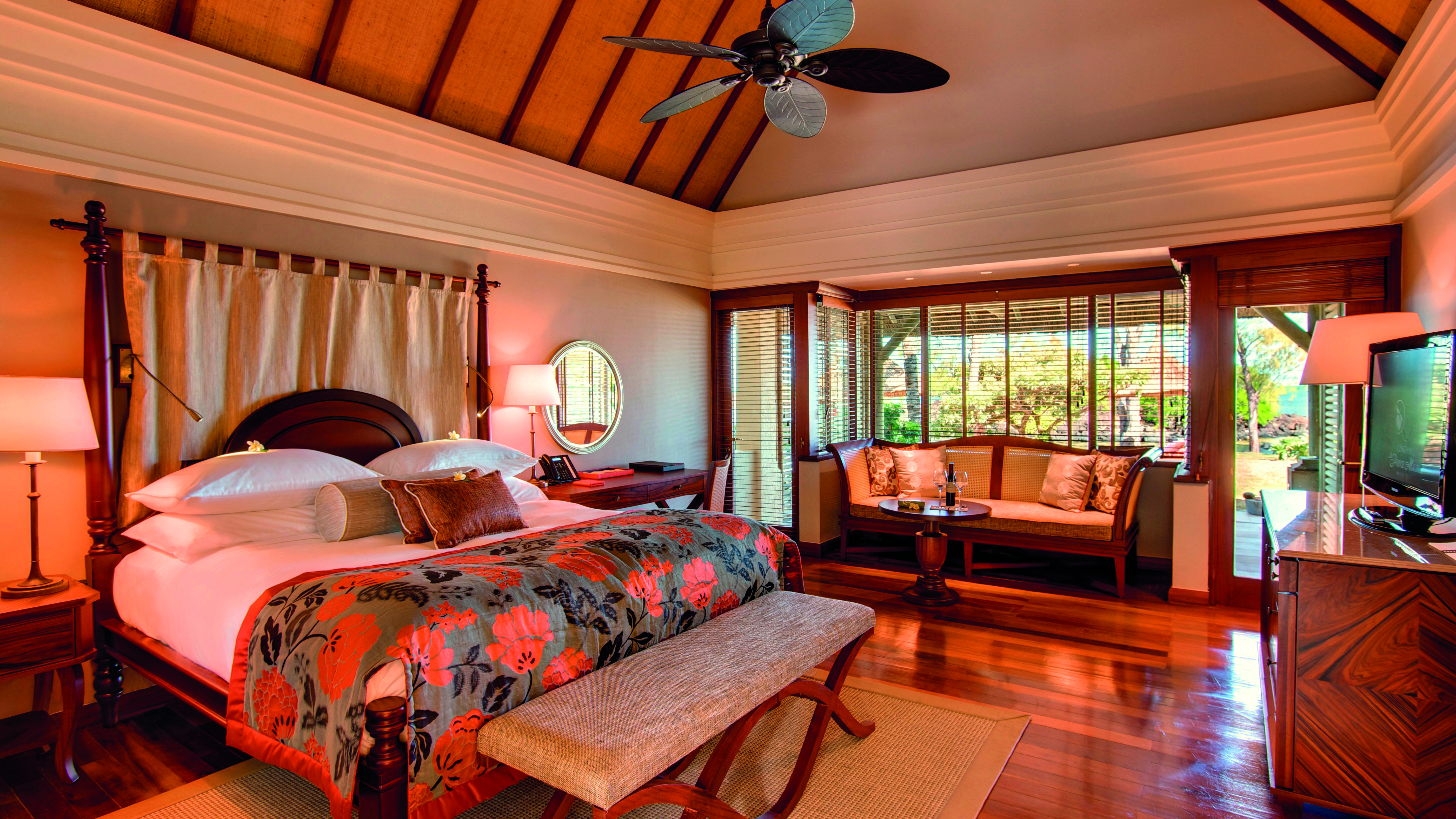 Constance Prince Maurice Poste de Flacq Zimmer foto A bedroom at the Four Seasons Resort